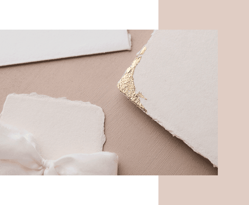 Hochzeitspapeterie: Goldfolie Einladung Gold Veredelung Blattgold per hand aufgetragen Glamour Elegante Karten